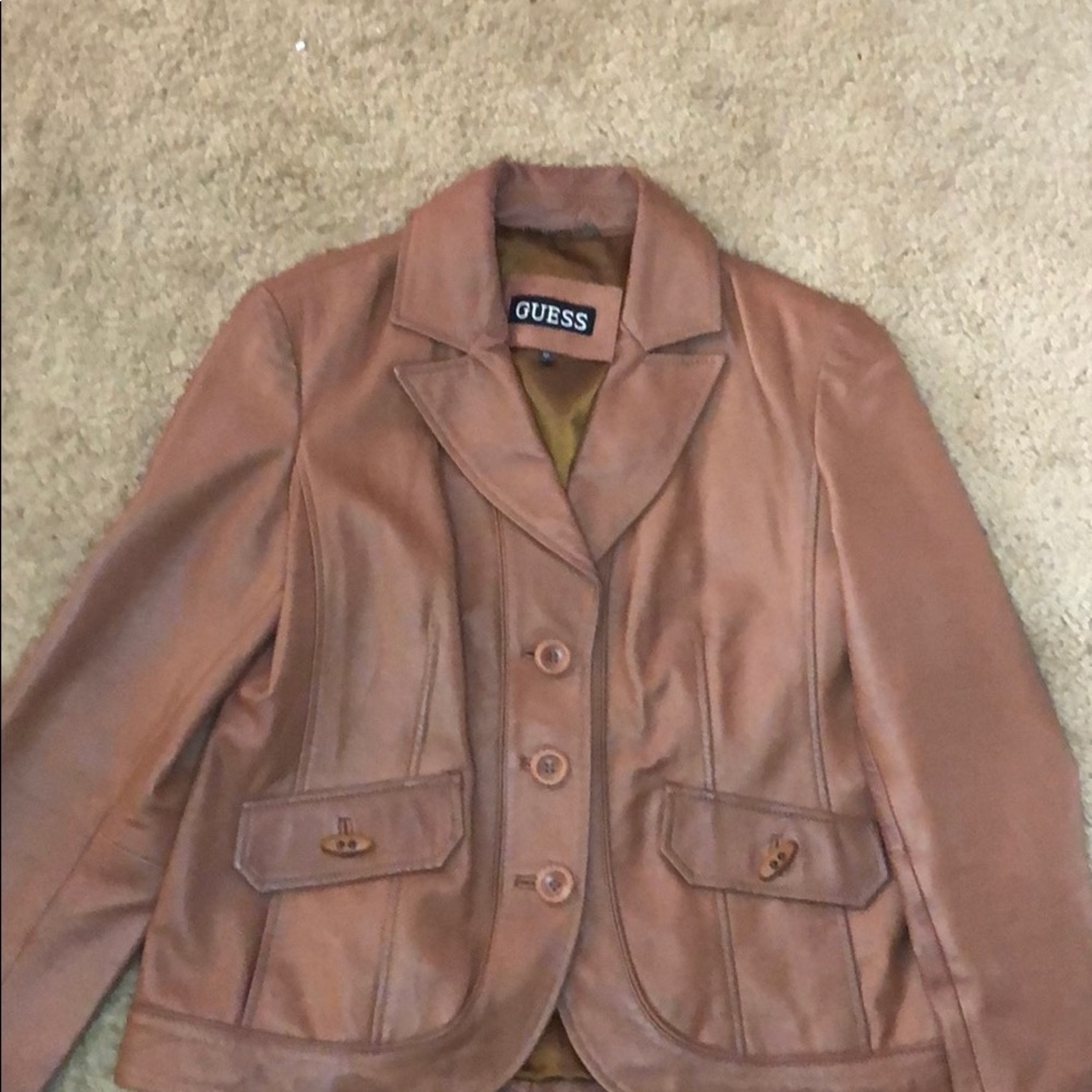 Guess Leather Coat - Super Cute Jacket